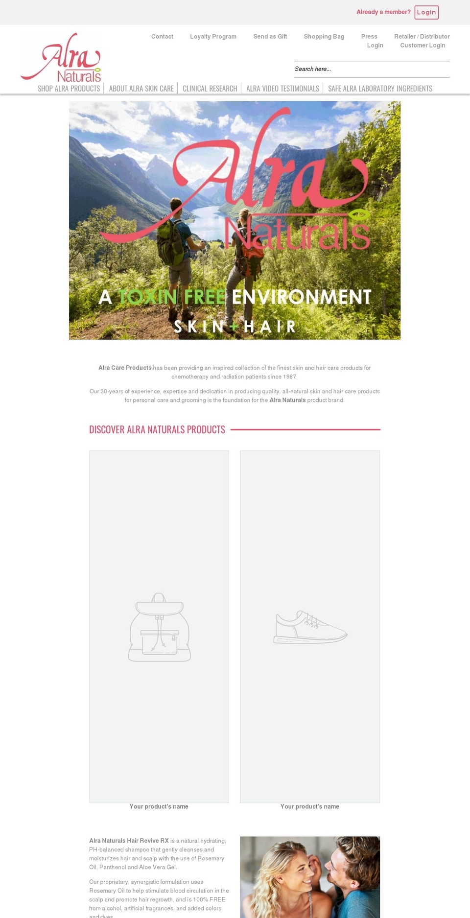 alranaturals.com — Shopify storefront screenshot