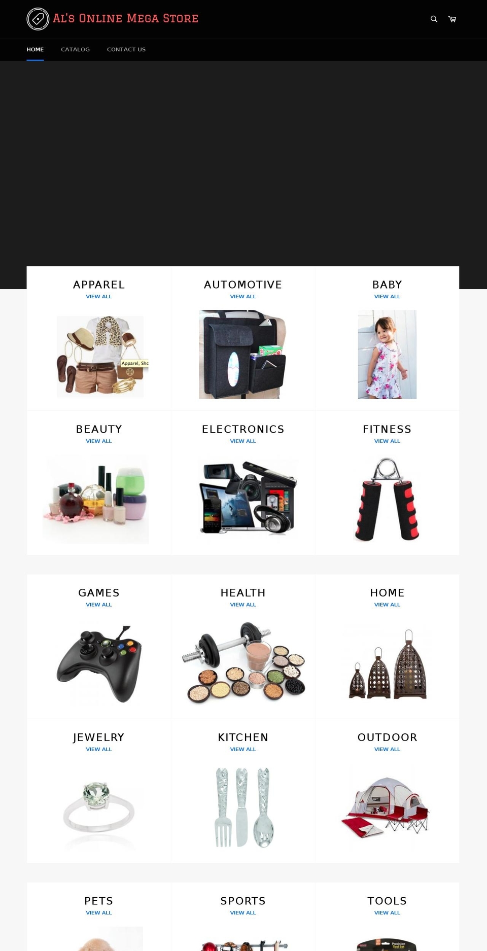 alsonlinemegastore.net shopify website screenshot