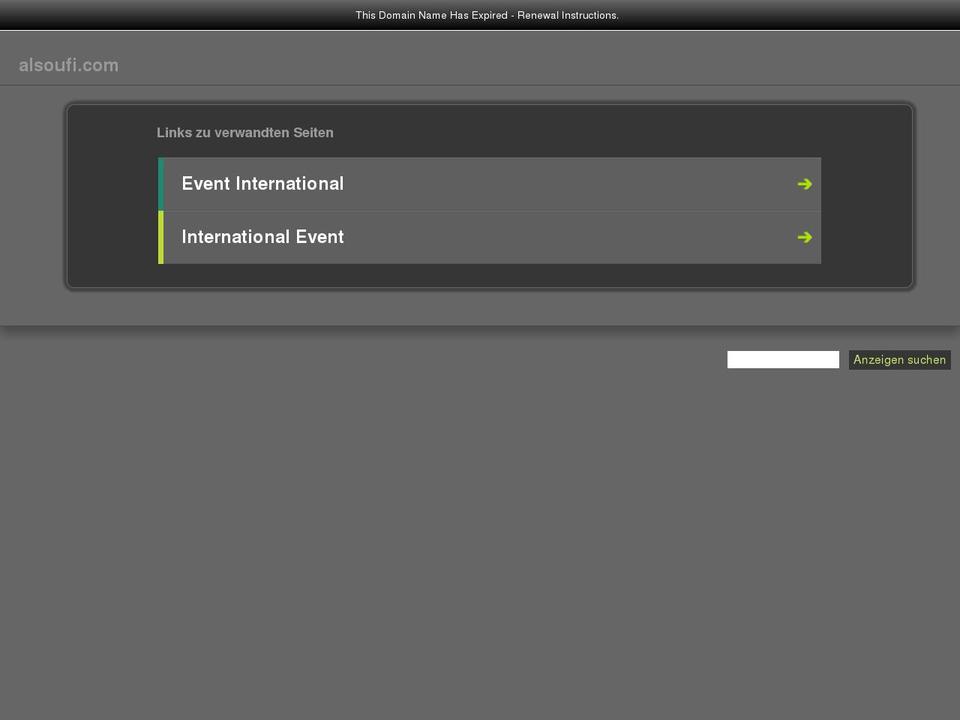 alsoufi.com shopify website screenshot