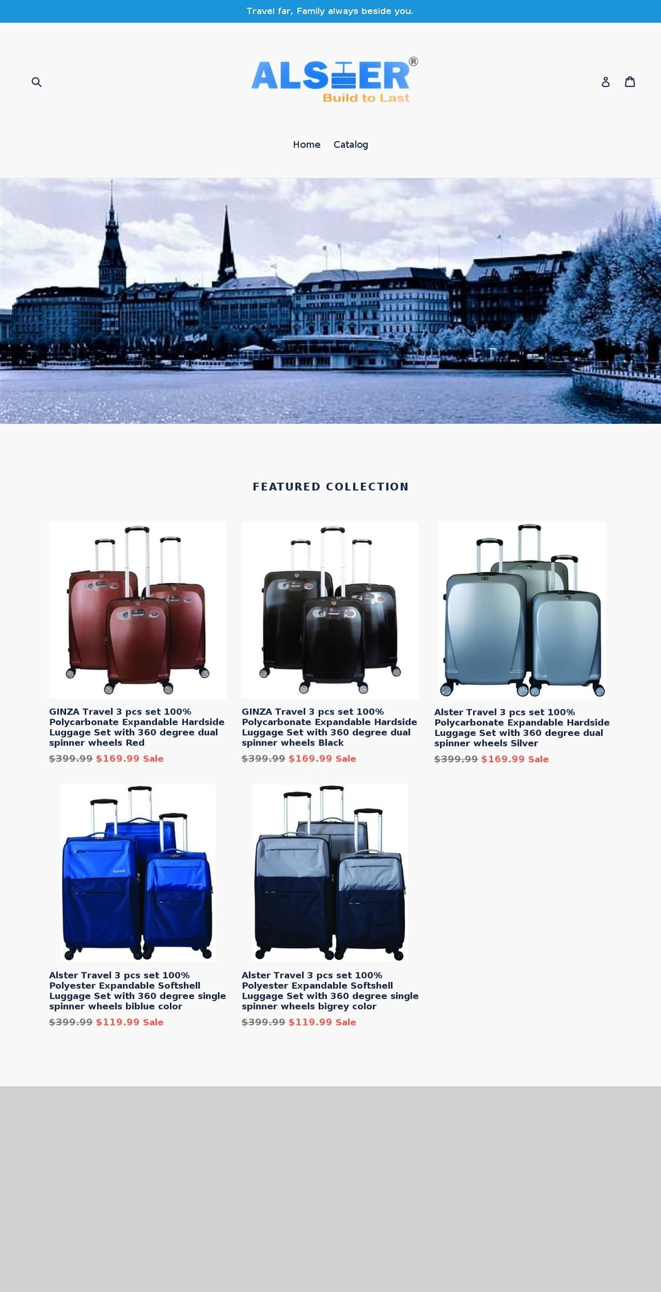 alsterinc.com — Shopify storefront screenshot