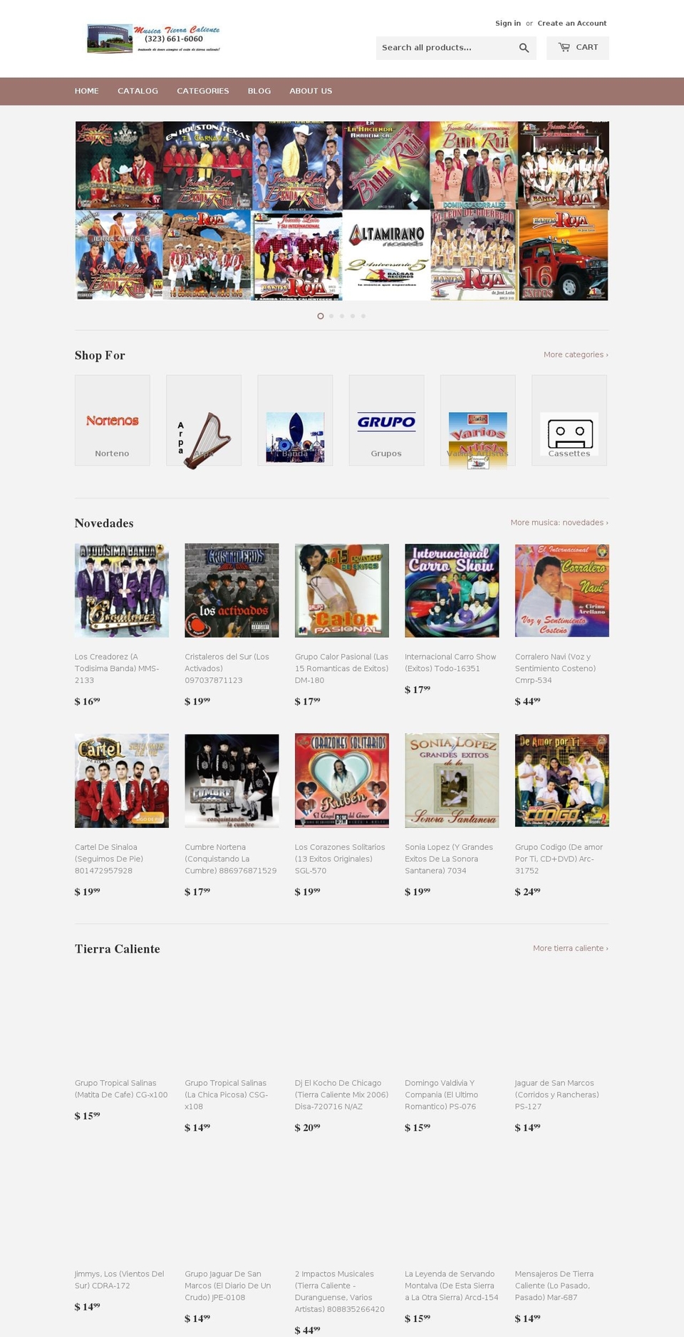 altamiranorec.com — Shopify storefront screenshot