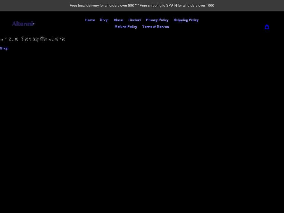 altarmi.com shopify website screenshot