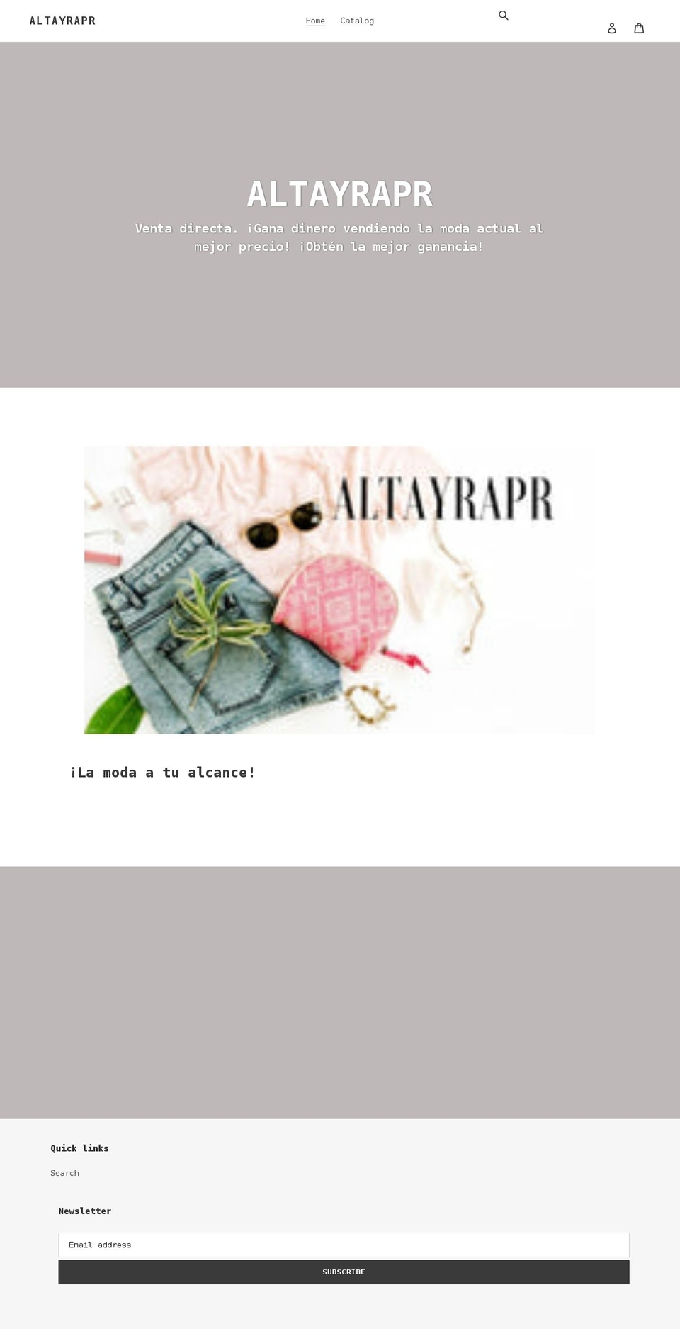 altayrapr.moda shopify website screenshot