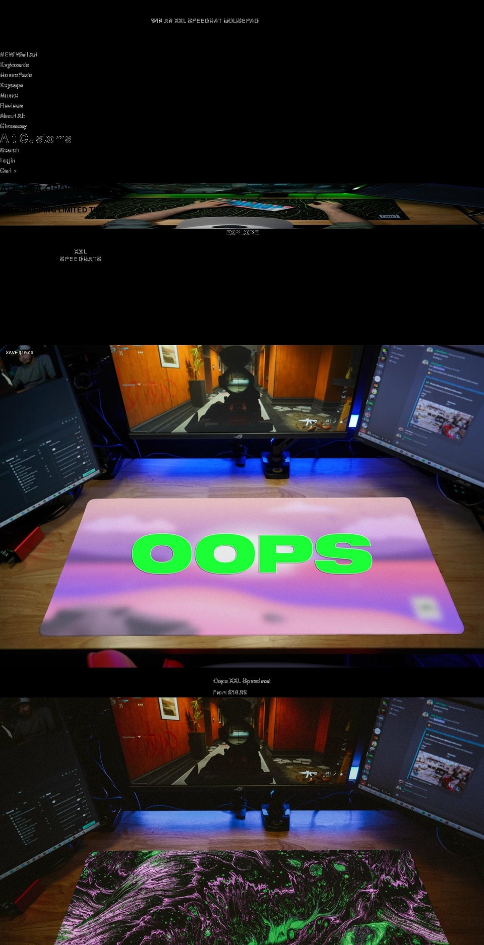 altcustoms.com shopify website screenshot