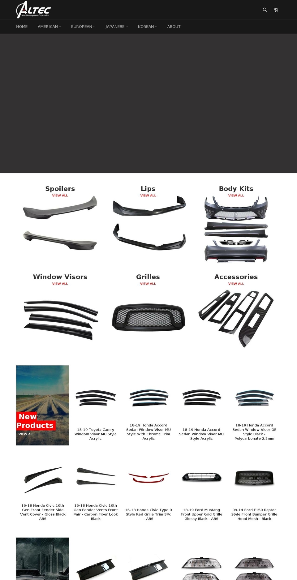 altecdevelopment.com — Shopify storefront screenshot