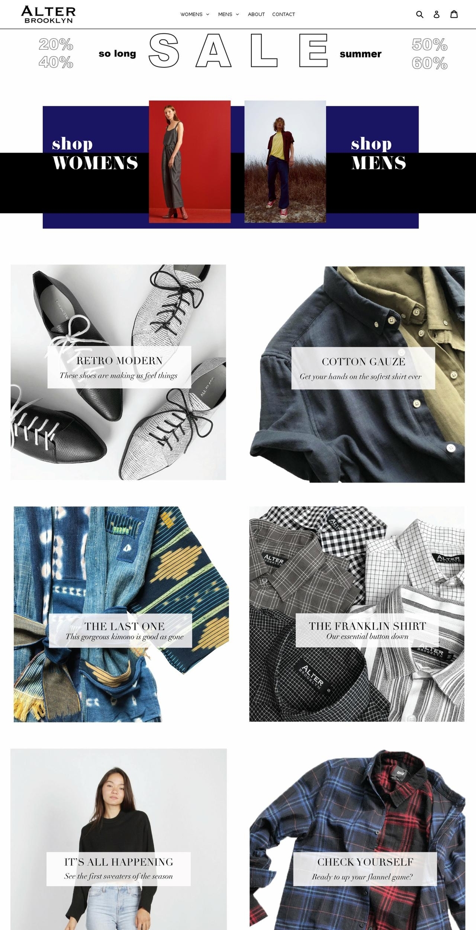 alterbrooklyn.com shopify website screenshot