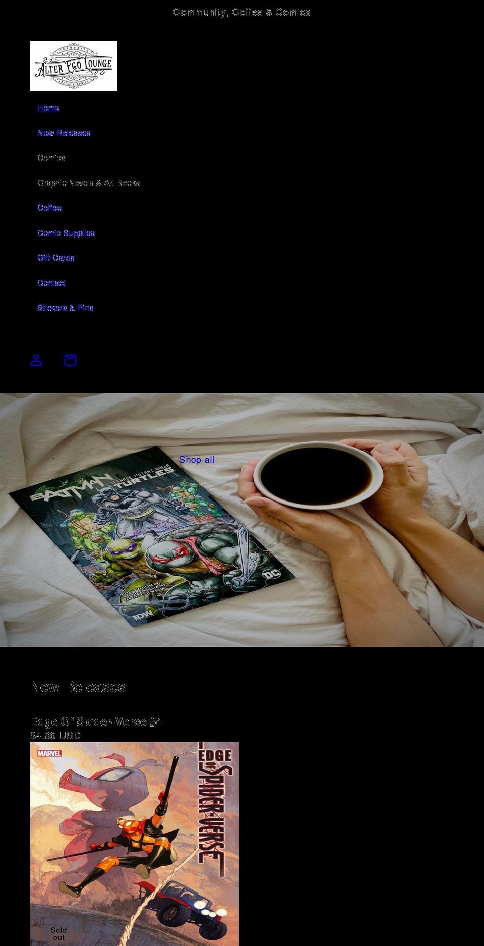 alteregolounge.com shopify website screenshot