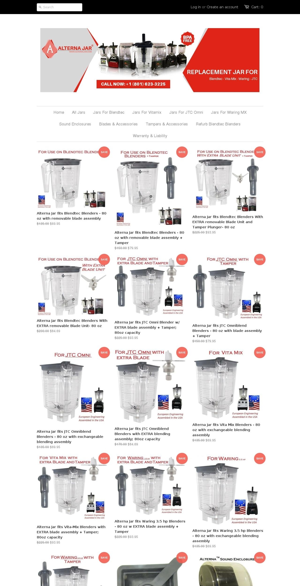 alternajar.com — Shopify storefront screenshot
