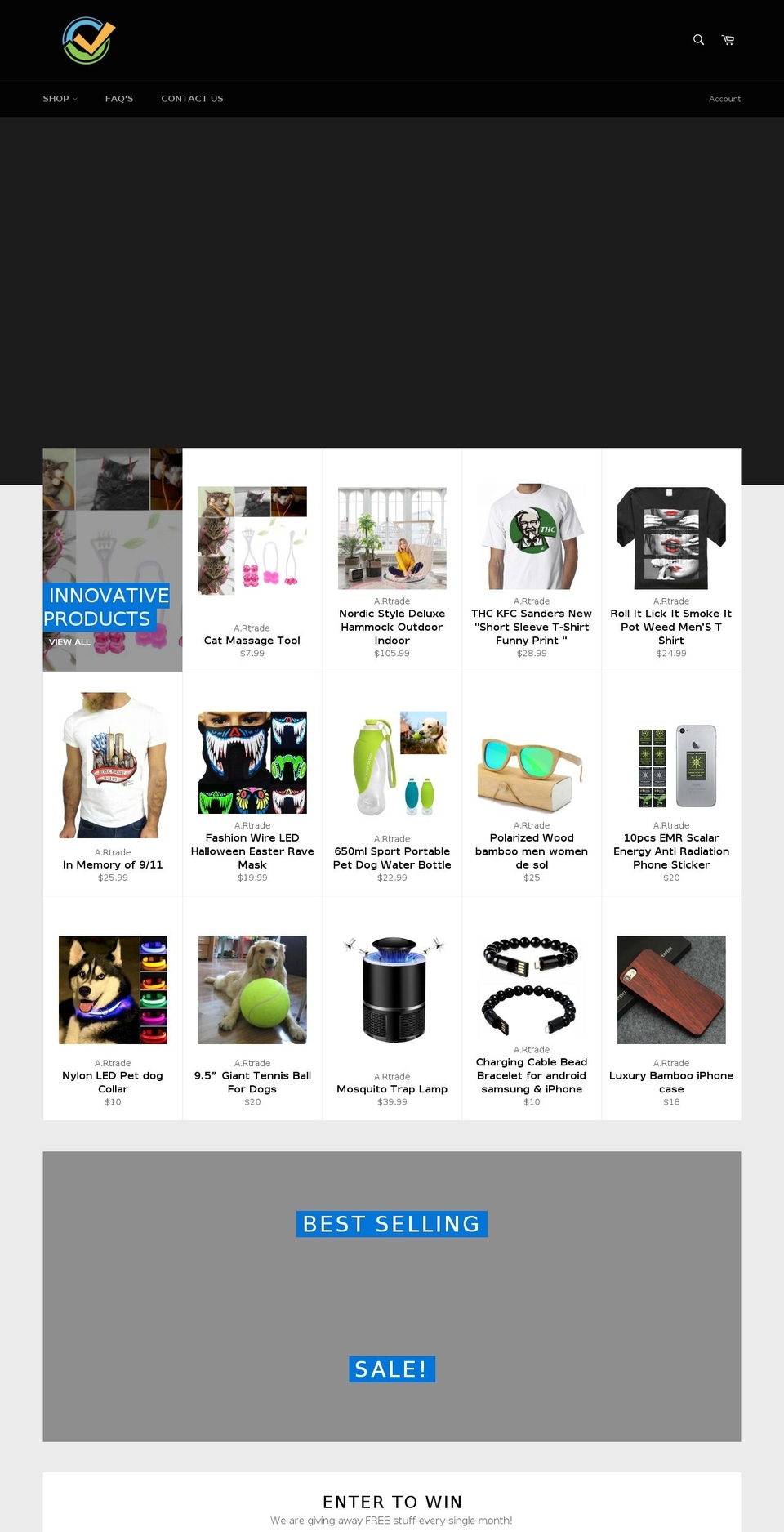 alternateretail.com — Shopify storefront screenshot