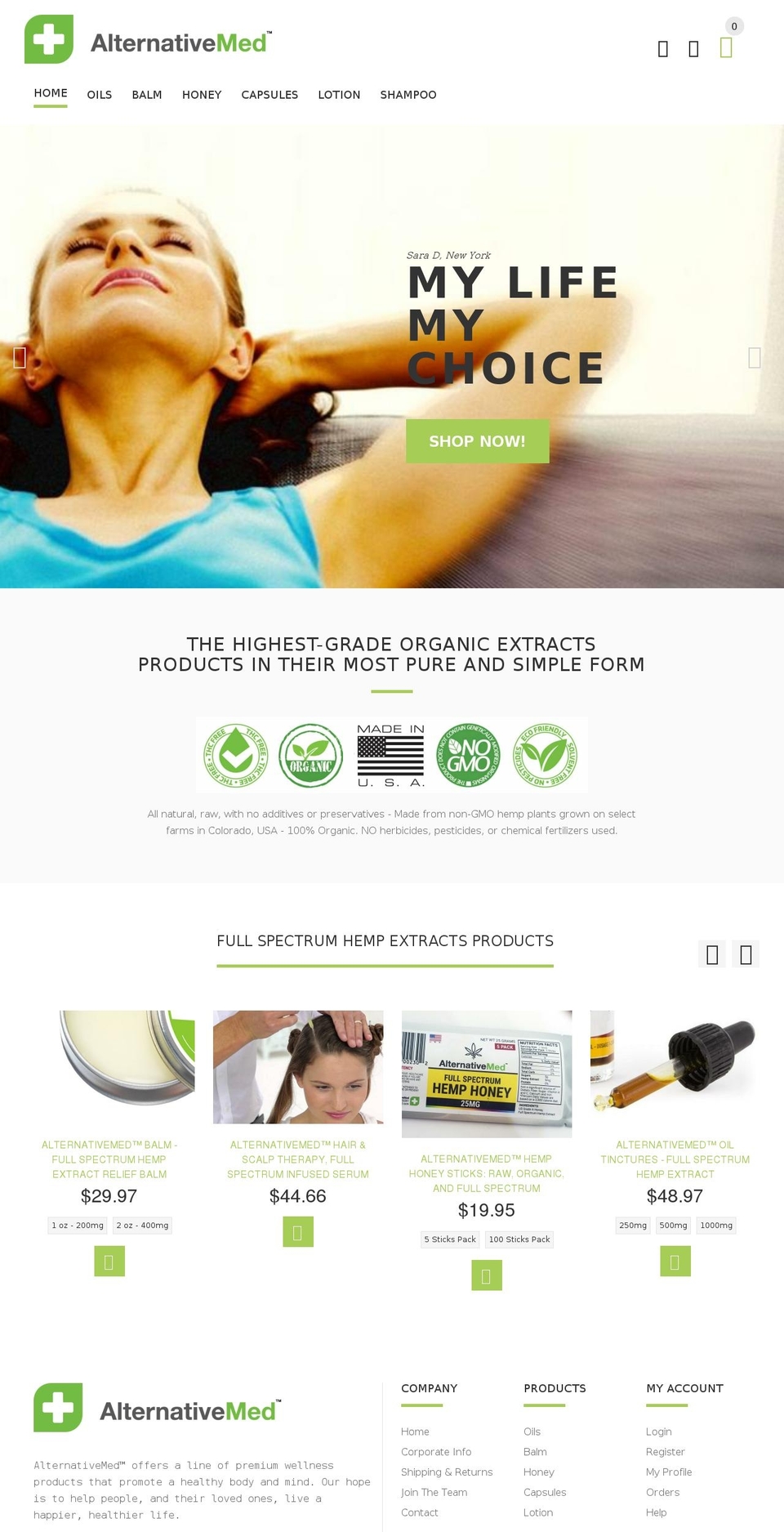 alternativemed.com — Shopify storefront screenshot