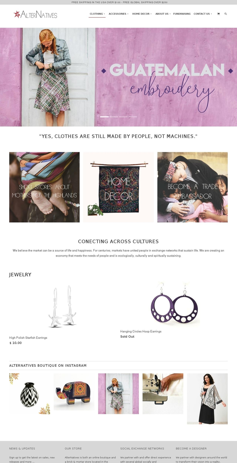 alternatives.boutique shopify website screenshot