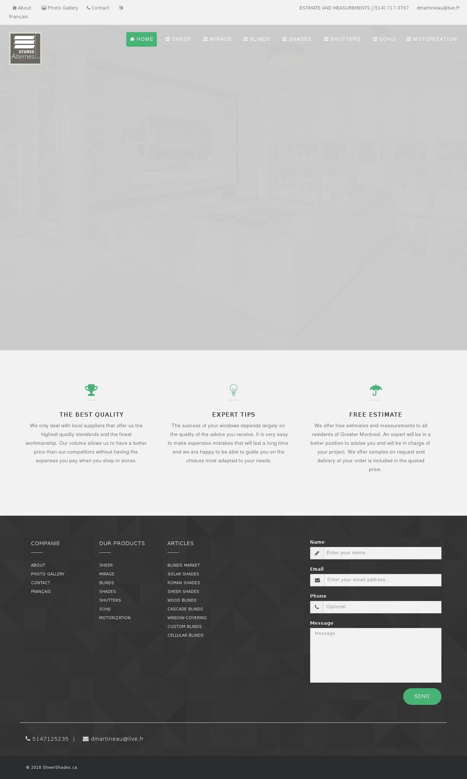 theme-export-www-storesalternes-ca-store-bilan Shopify theme site example alternativesblinds.com