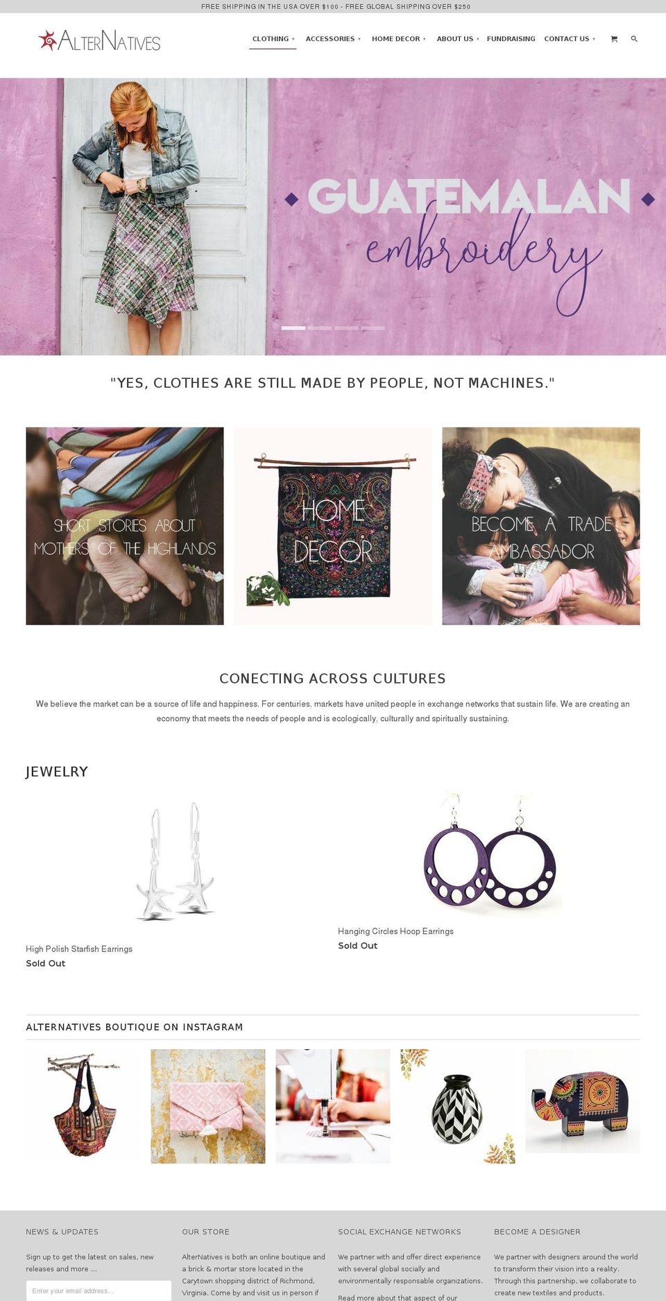 alternativesboutique.com — Shopify storefront screenshot