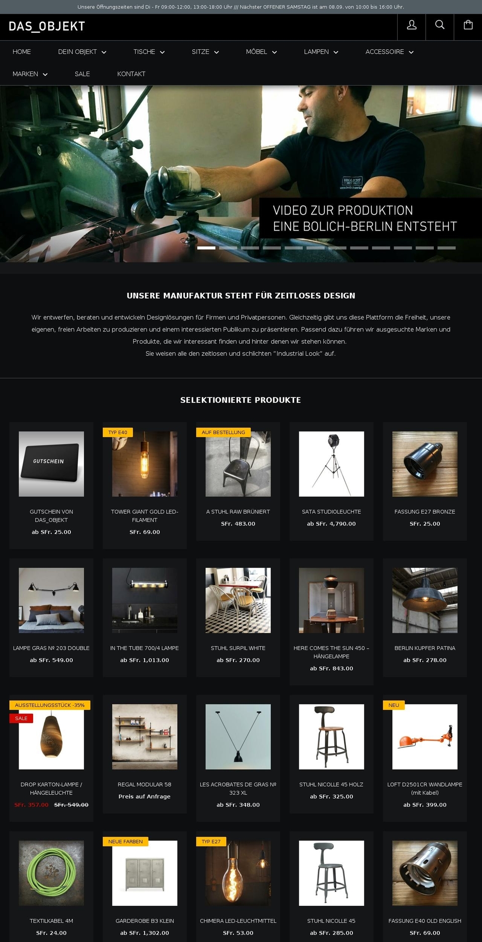 altholz-design.ch shopify website screenshot