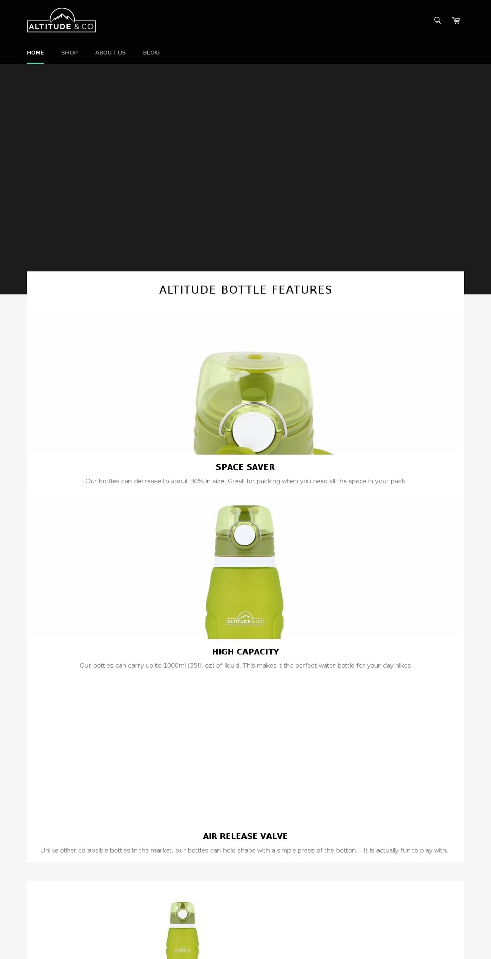 altitudeandcompany.com — Shopify storefront screenshot