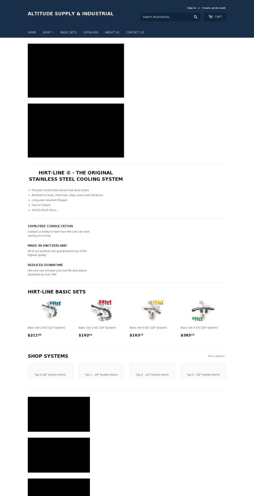 altitudesi.com — Shopify storefront screenshot