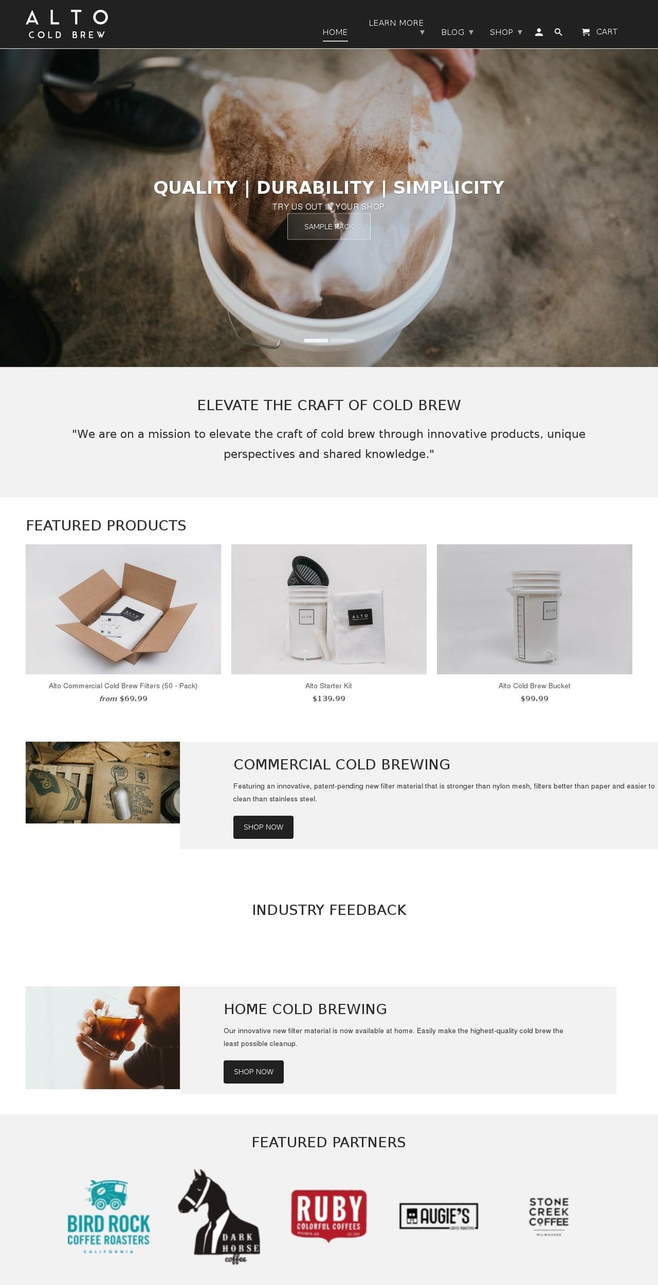 AltoColdCrew - v3 June 17 - 2018 Shopify theme site example altocoldbrew.com