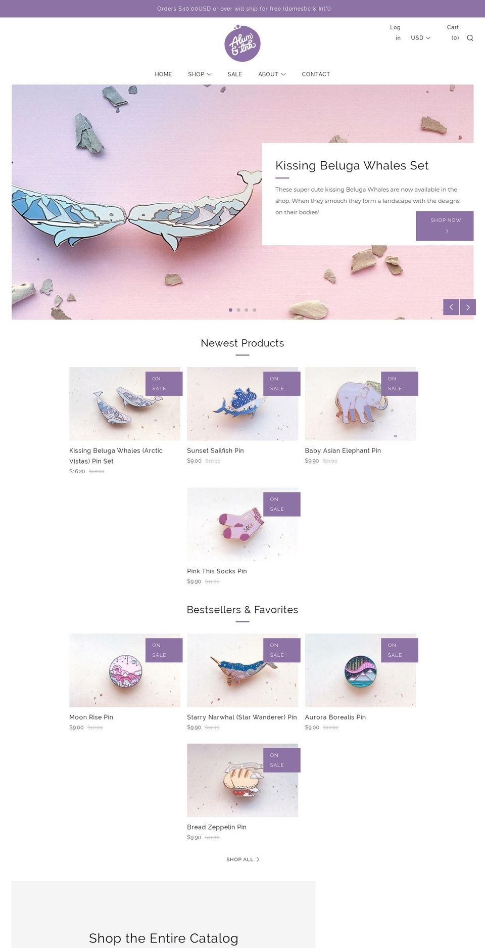 alumandink.com shopify website screenshot