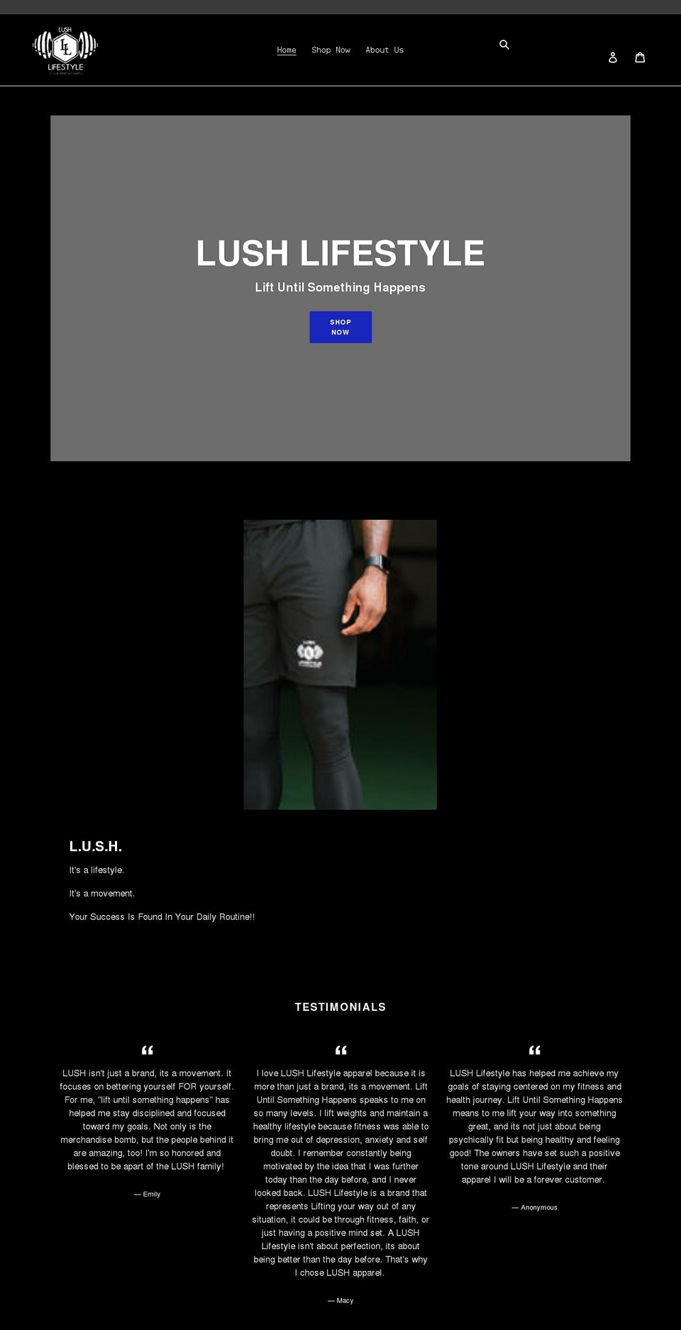 alushlifestyle.com shopify website screenshot