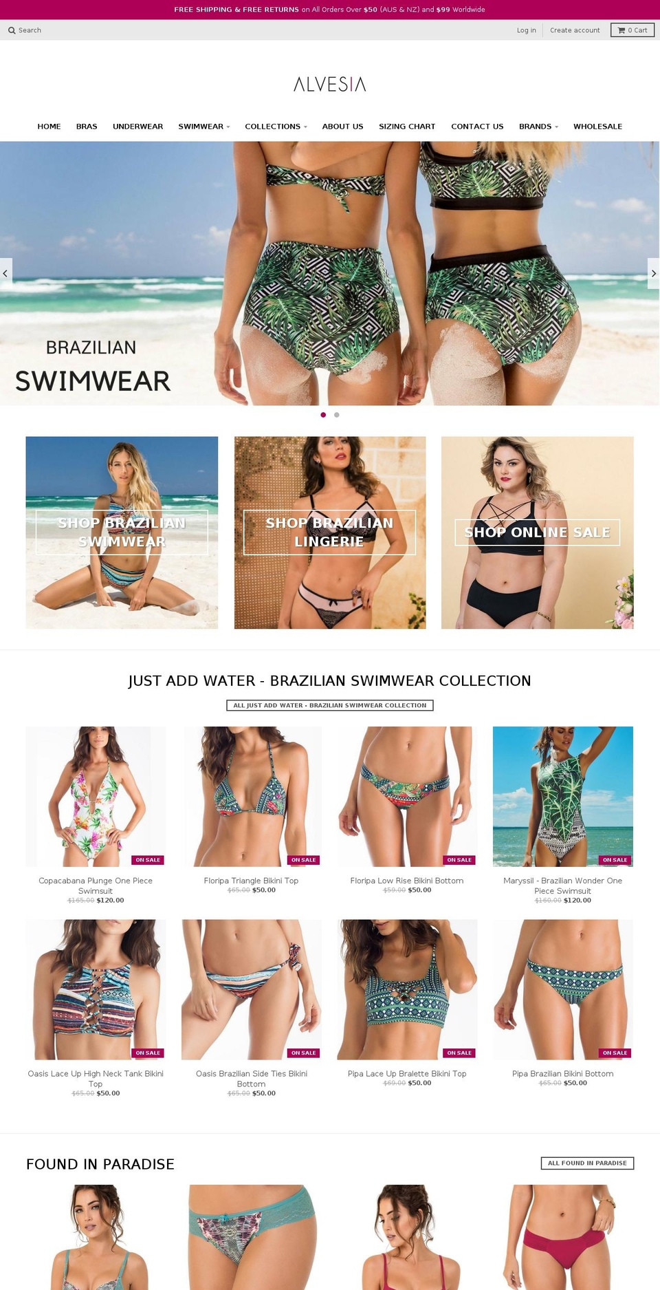 alvesia.com shopify website screenshot