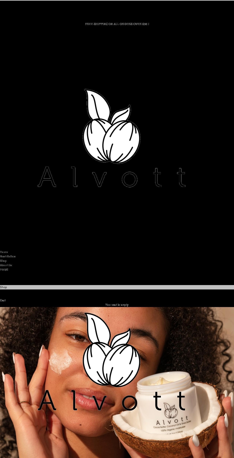alvott.com shopify website screenshot