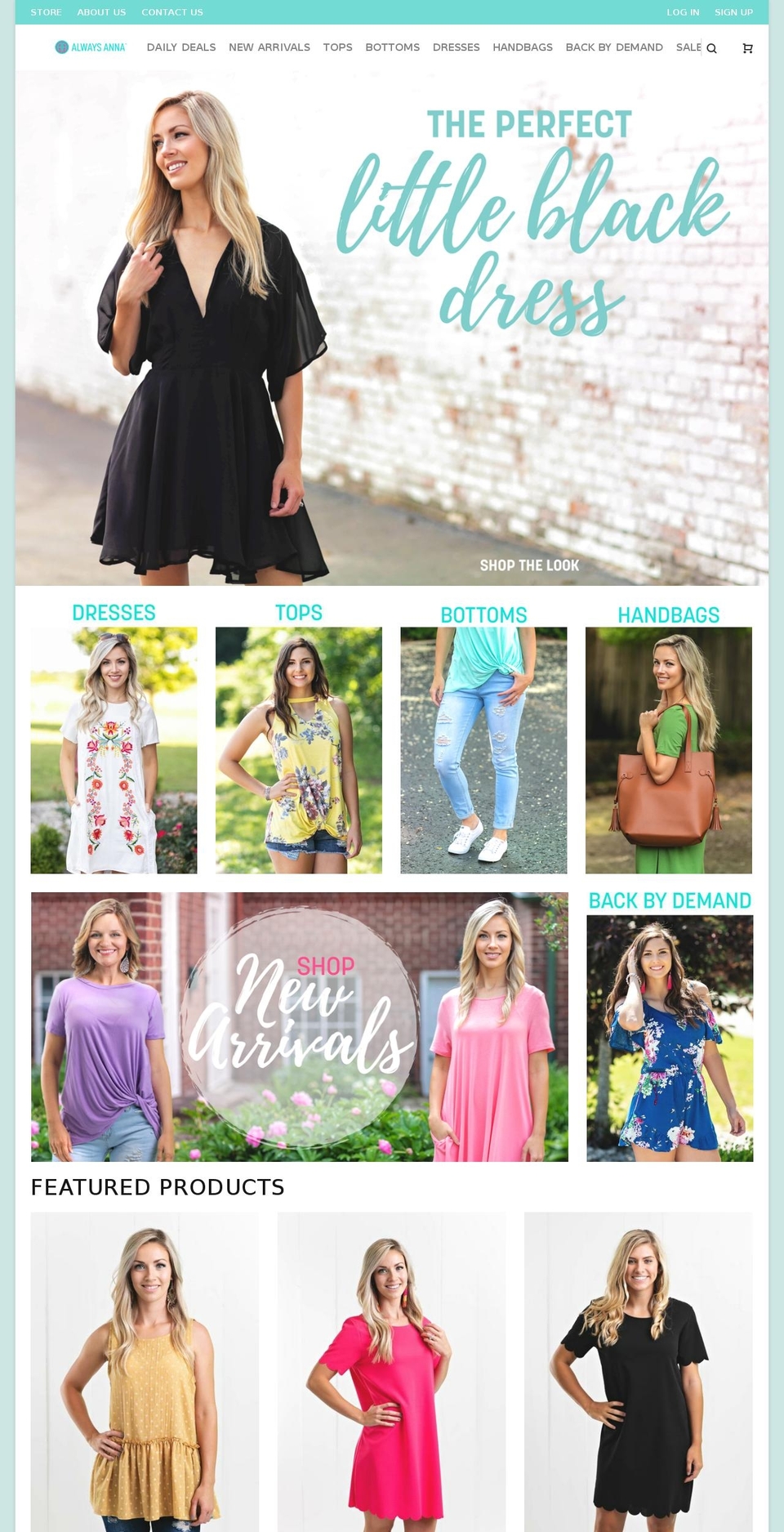 alwaysanna.com shopify website screenshot