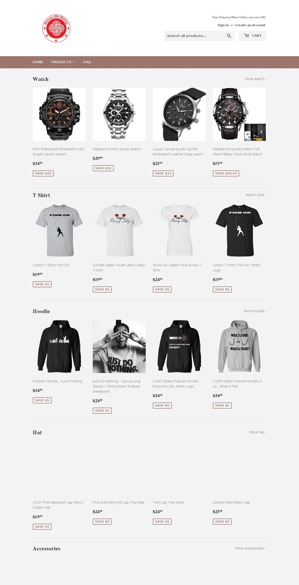 alwaysbitbetter.com shopify website screenshot