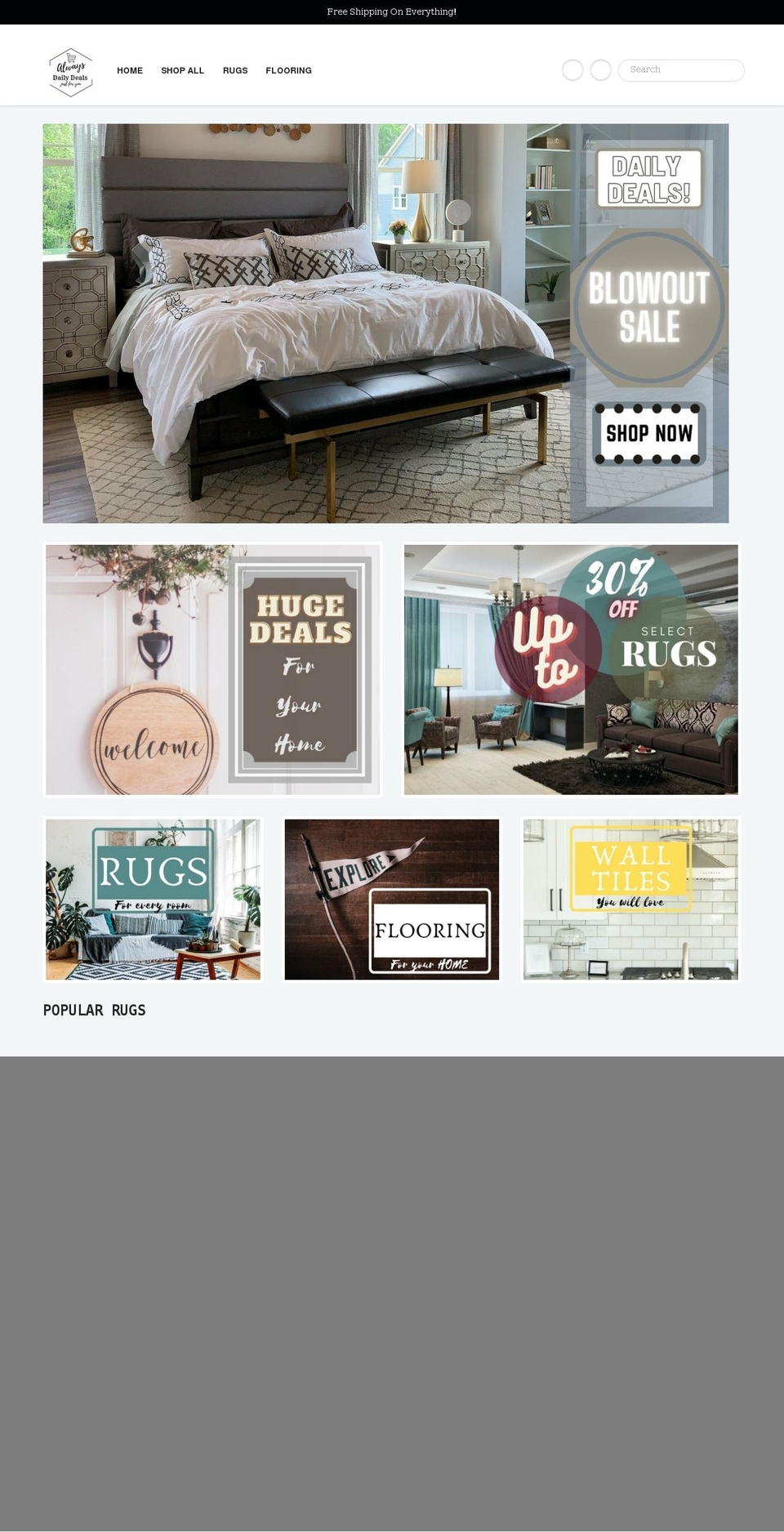 alwaysdailydeals.com shopify website screenshot