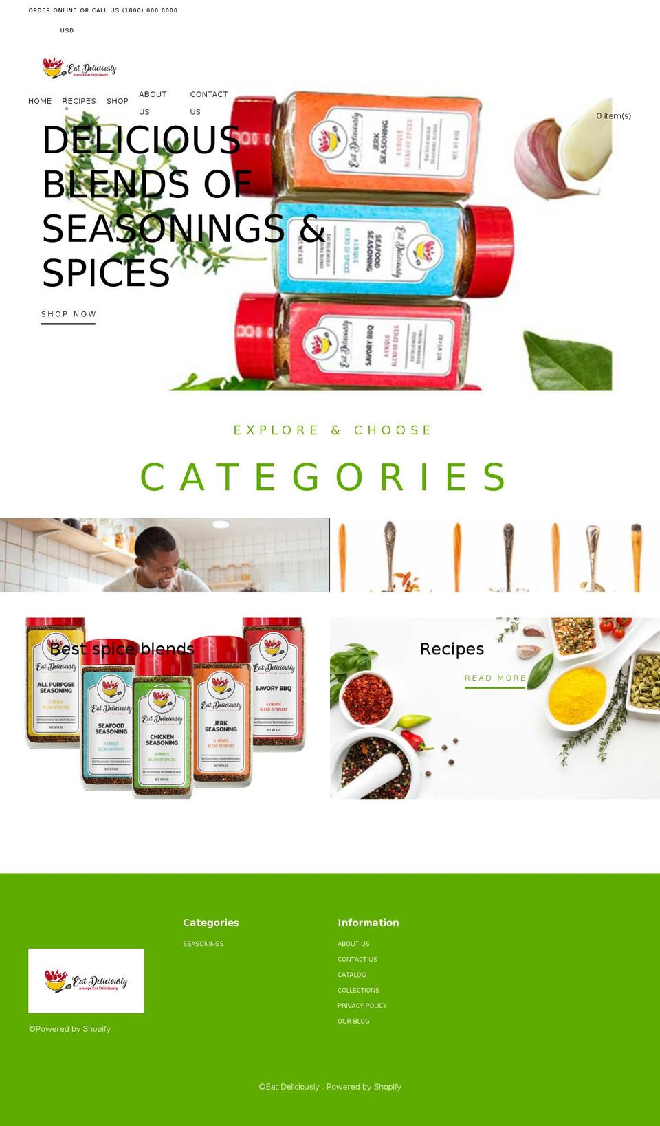 alwayseatdeliciously.com shopify website screenshot