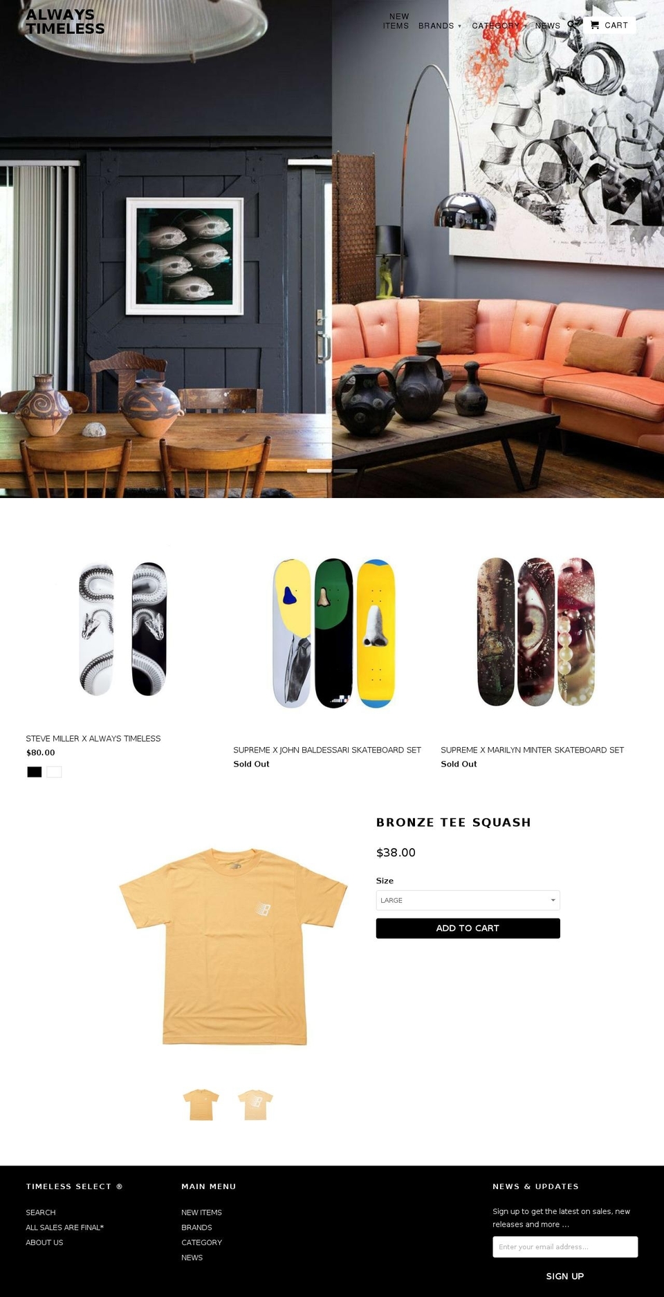 alwaystimeless.com shopify website screenshot