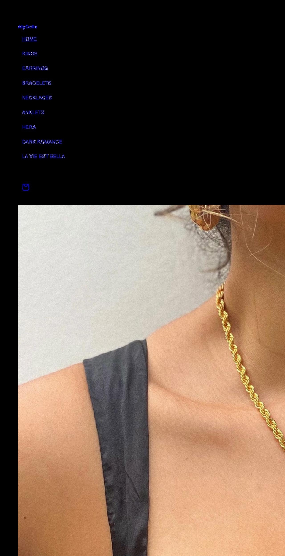 alydolls.com shopify website screenshot