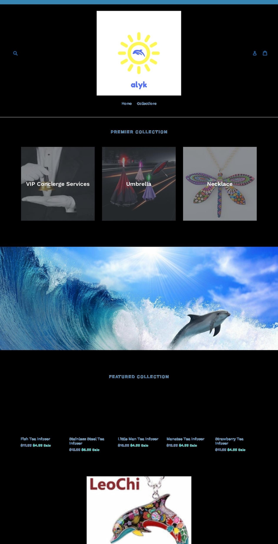 alykcorp.com — Shopify storefront screenshot