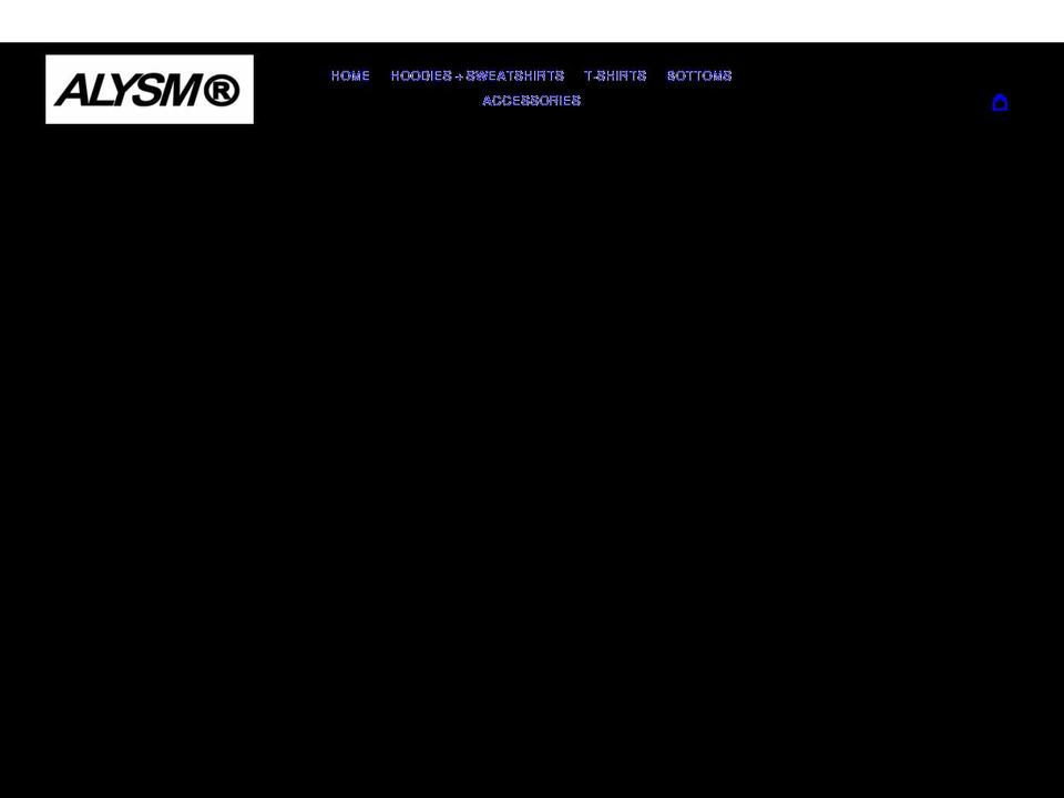 alysm.net shopify website screenshot