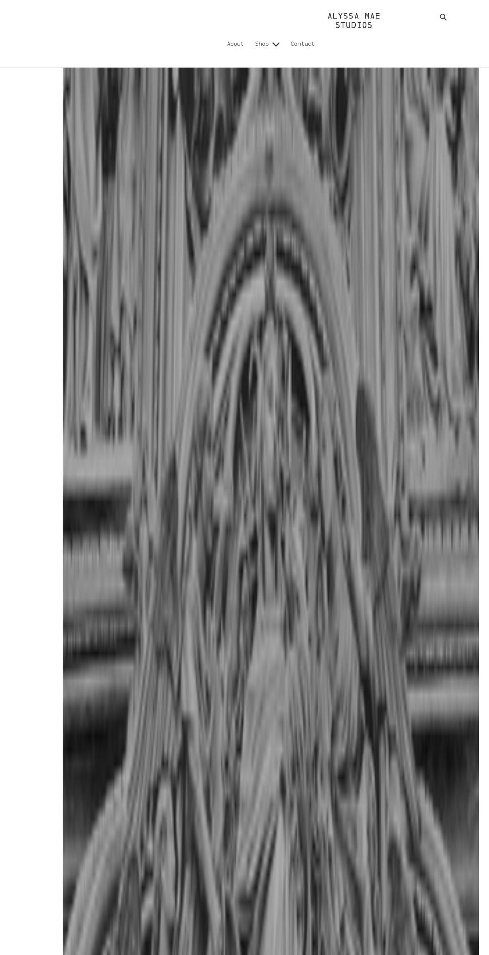 alyssamaestudios.com shopify website screenshot