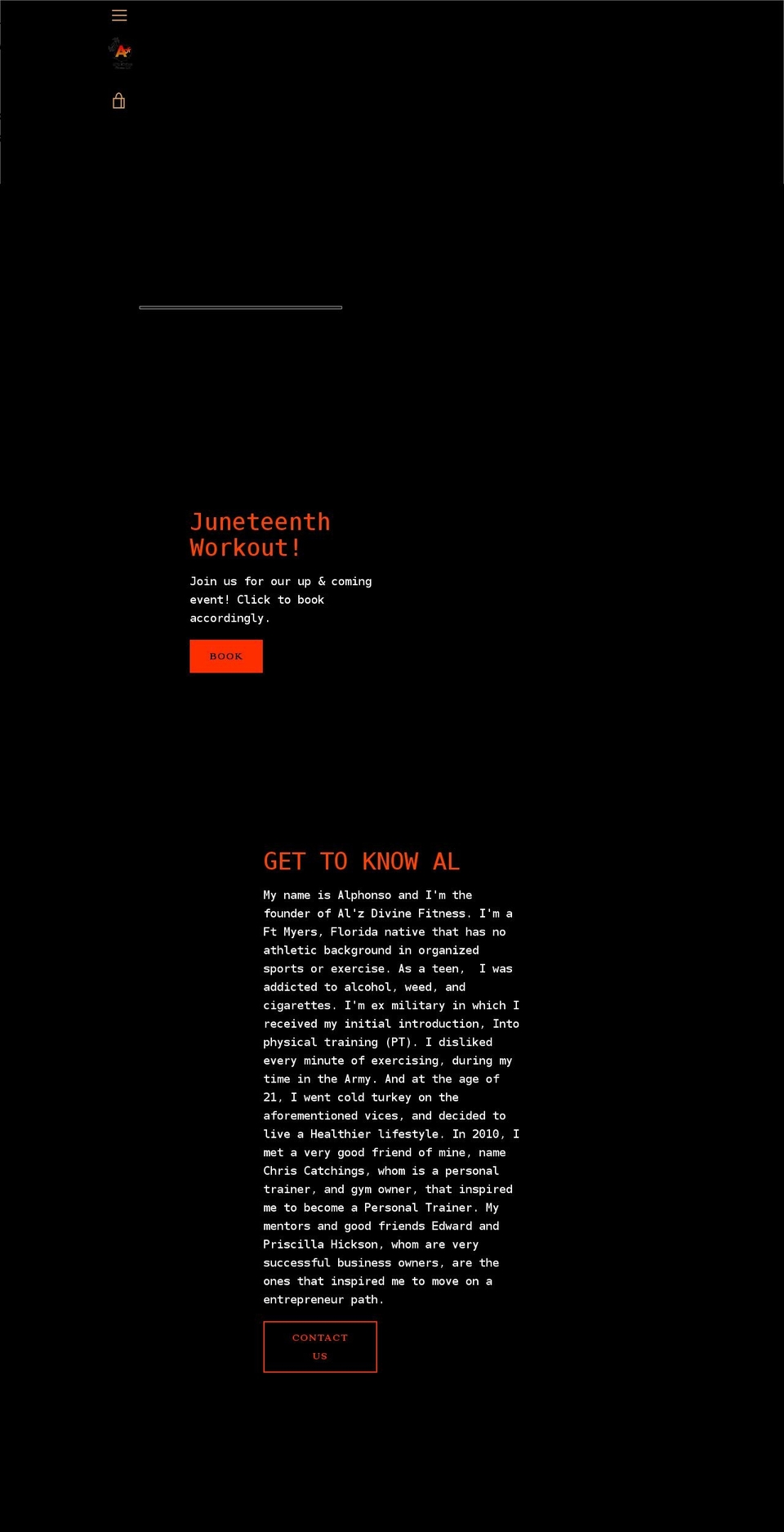 alzdivinefitness.com shopify website screenshot