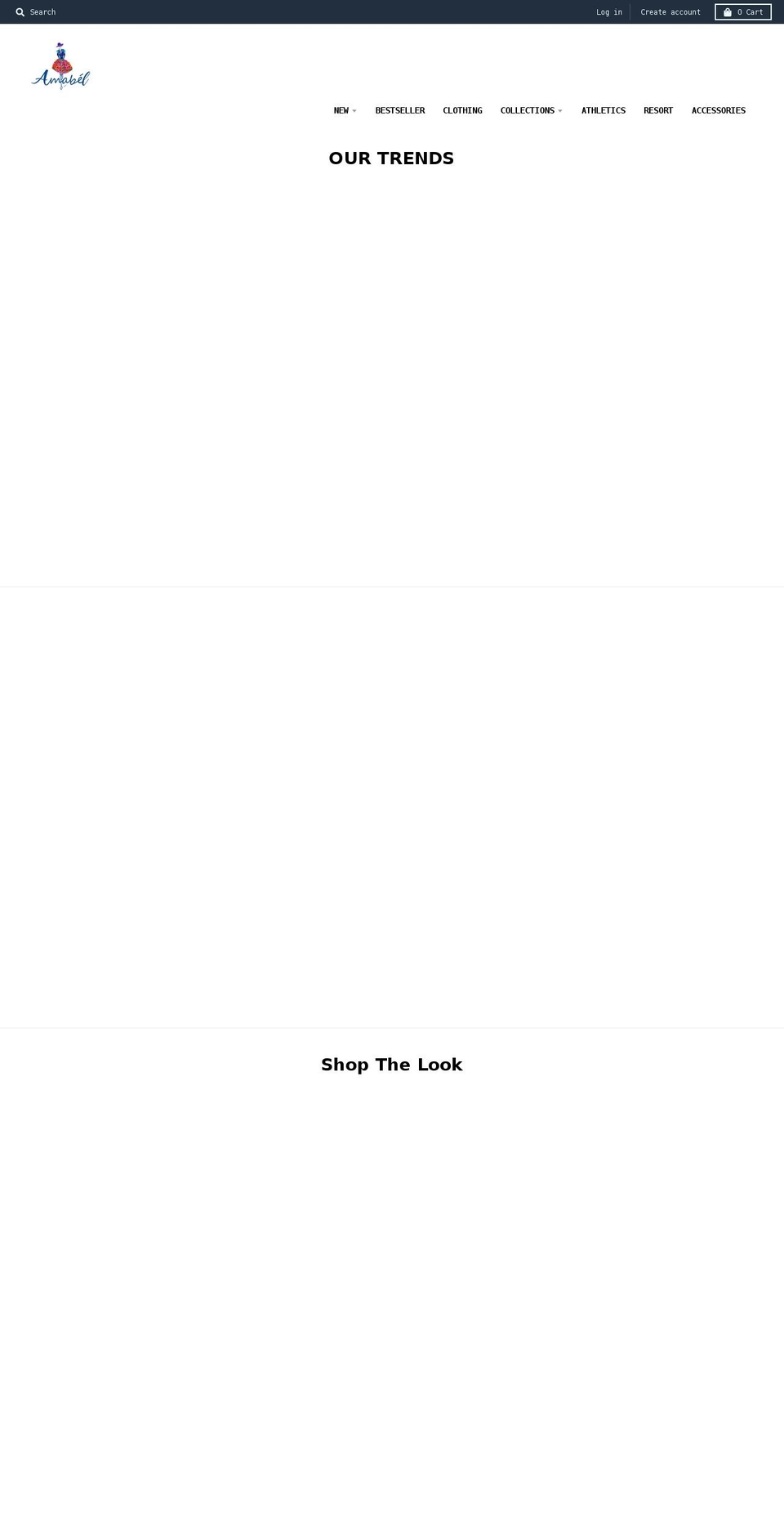 amabelboutique.com — Shopify storefront screenshot