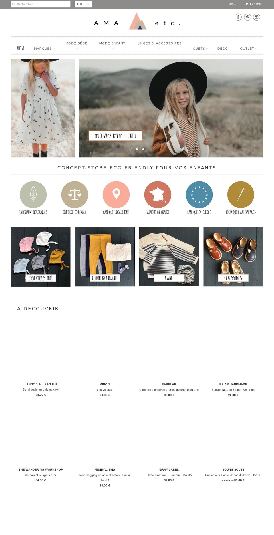 amaect.com — Shopify storefront screenshot
