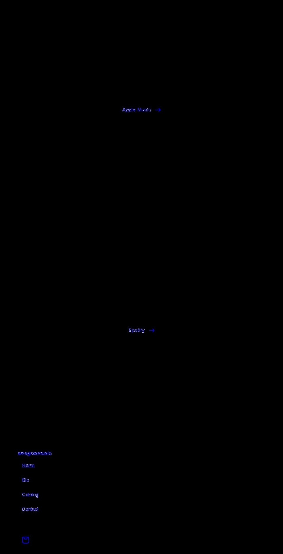 amagrasmusic.com shopify website screenshot