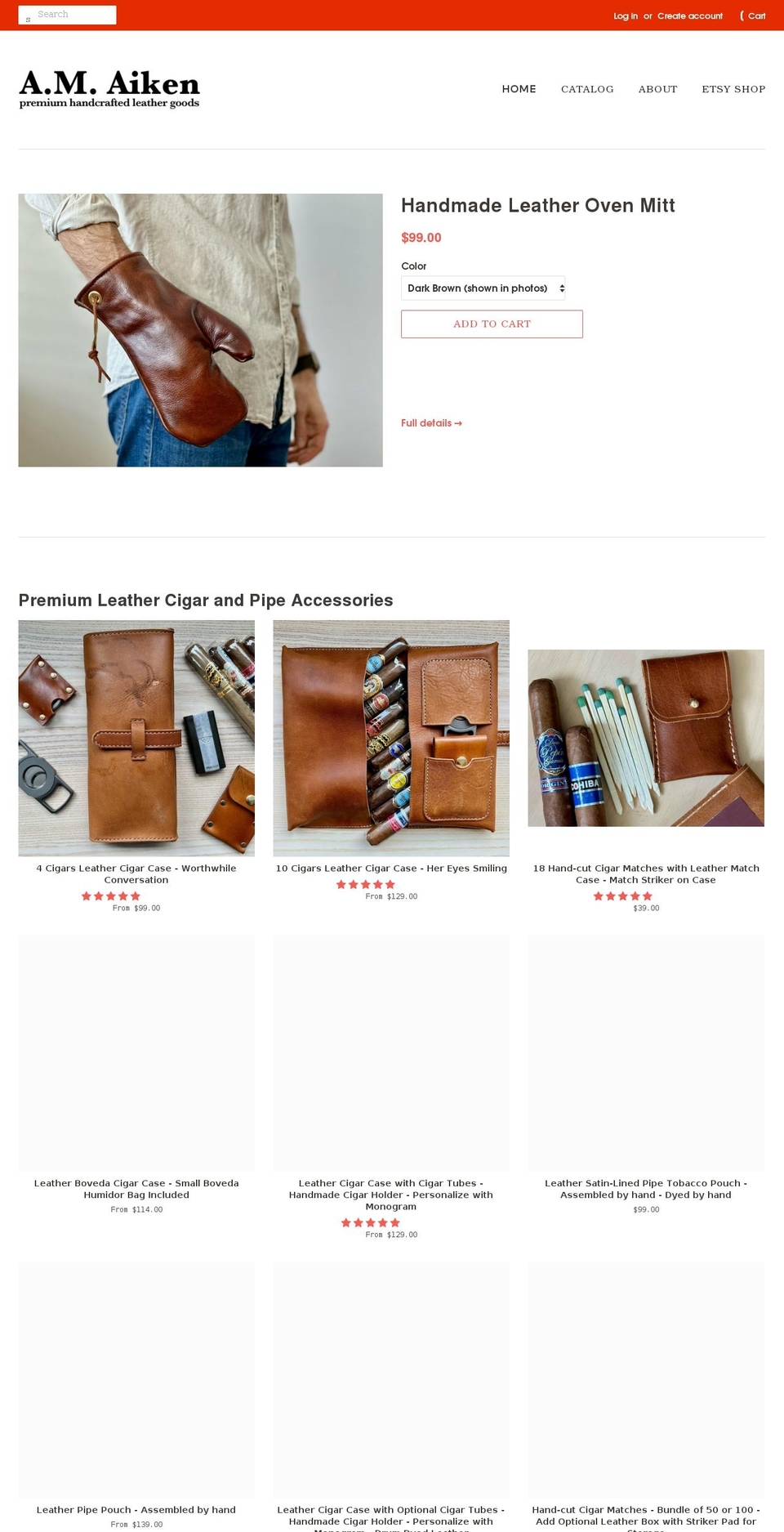 amaiken.com shopify website screenshot