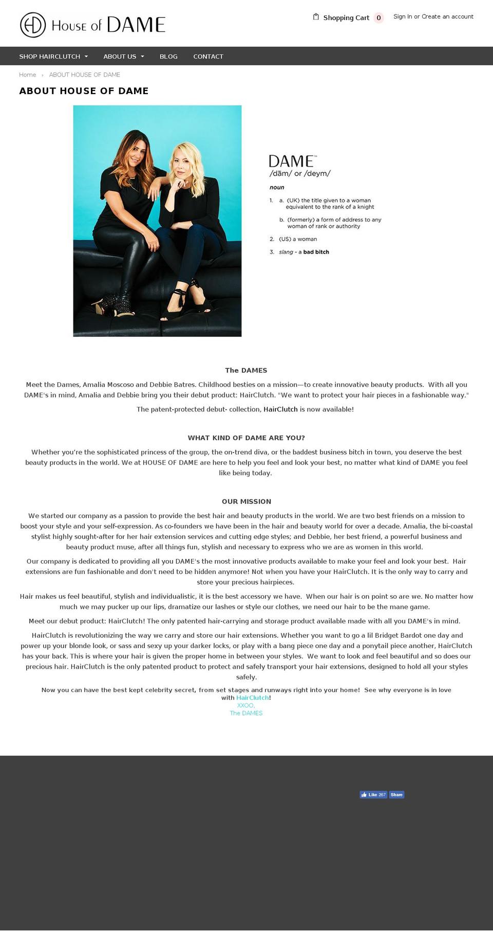 amaliamoscoso.com — Shopify storefront screenshot