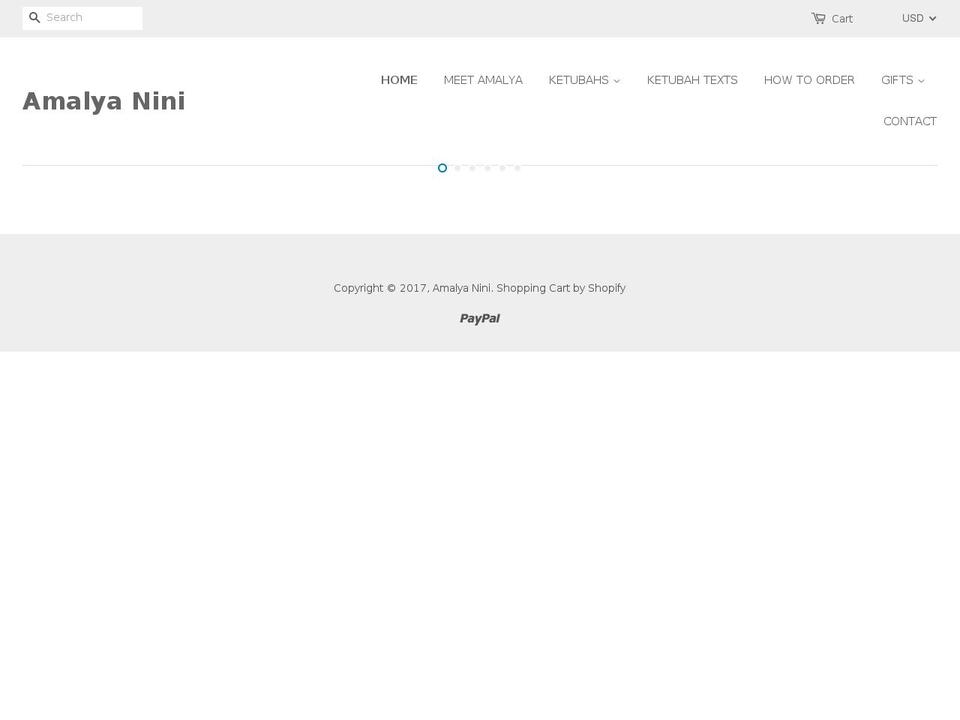 amalyanini.com shopify website screenshot