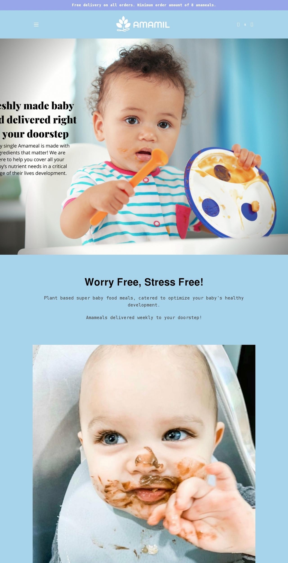 amamil.com shopify website screenshot