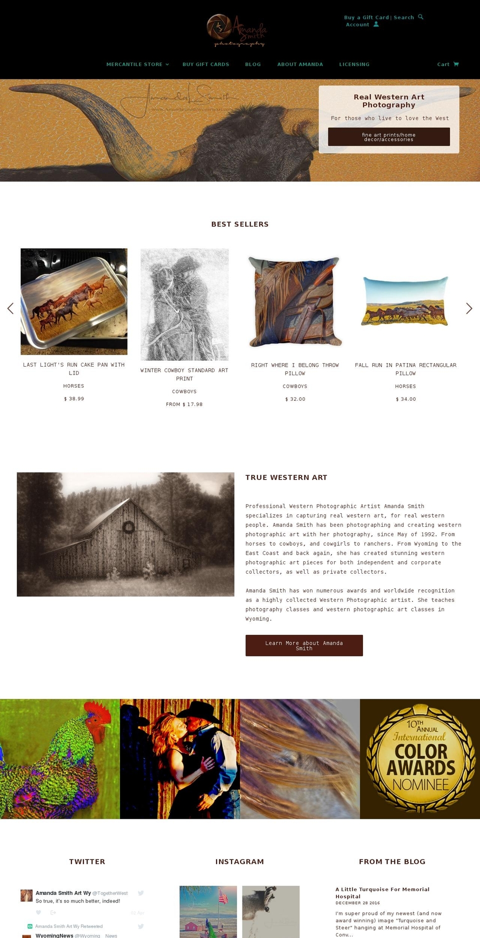 amandasmithphotography.com shopify website screenshot
