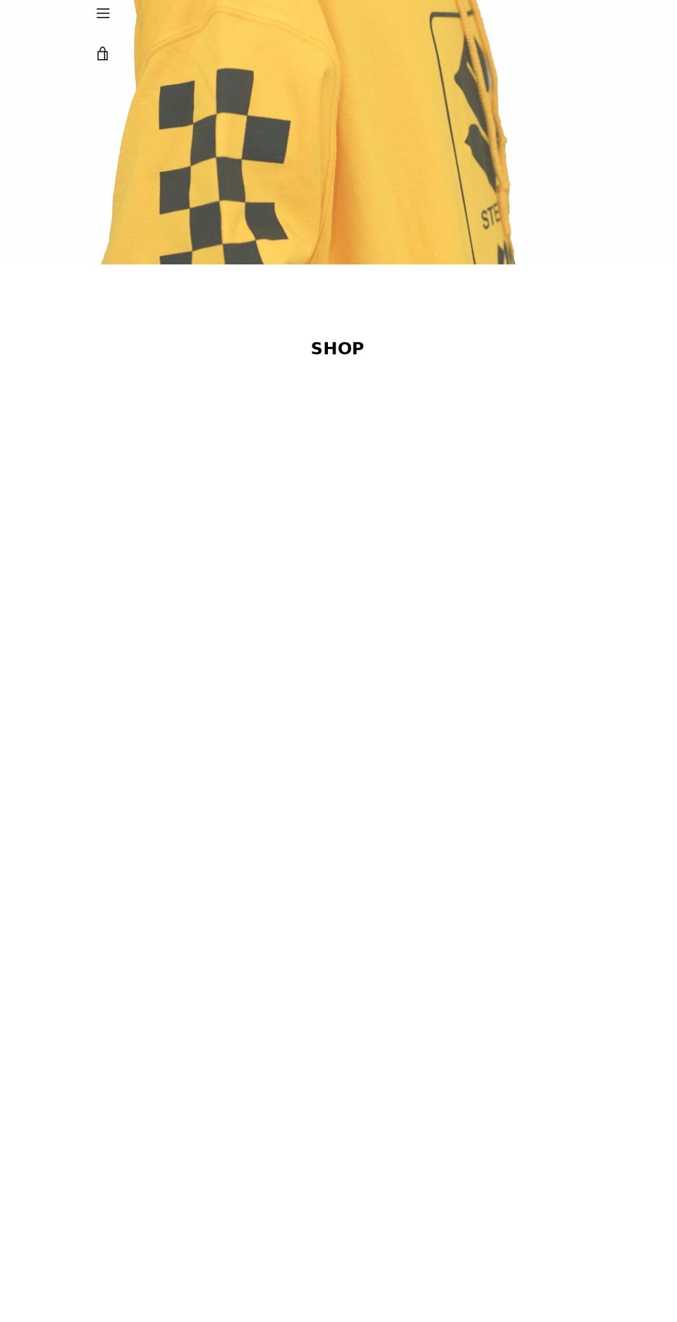 amandasteelemerch.com — Shopify storefront screenshot