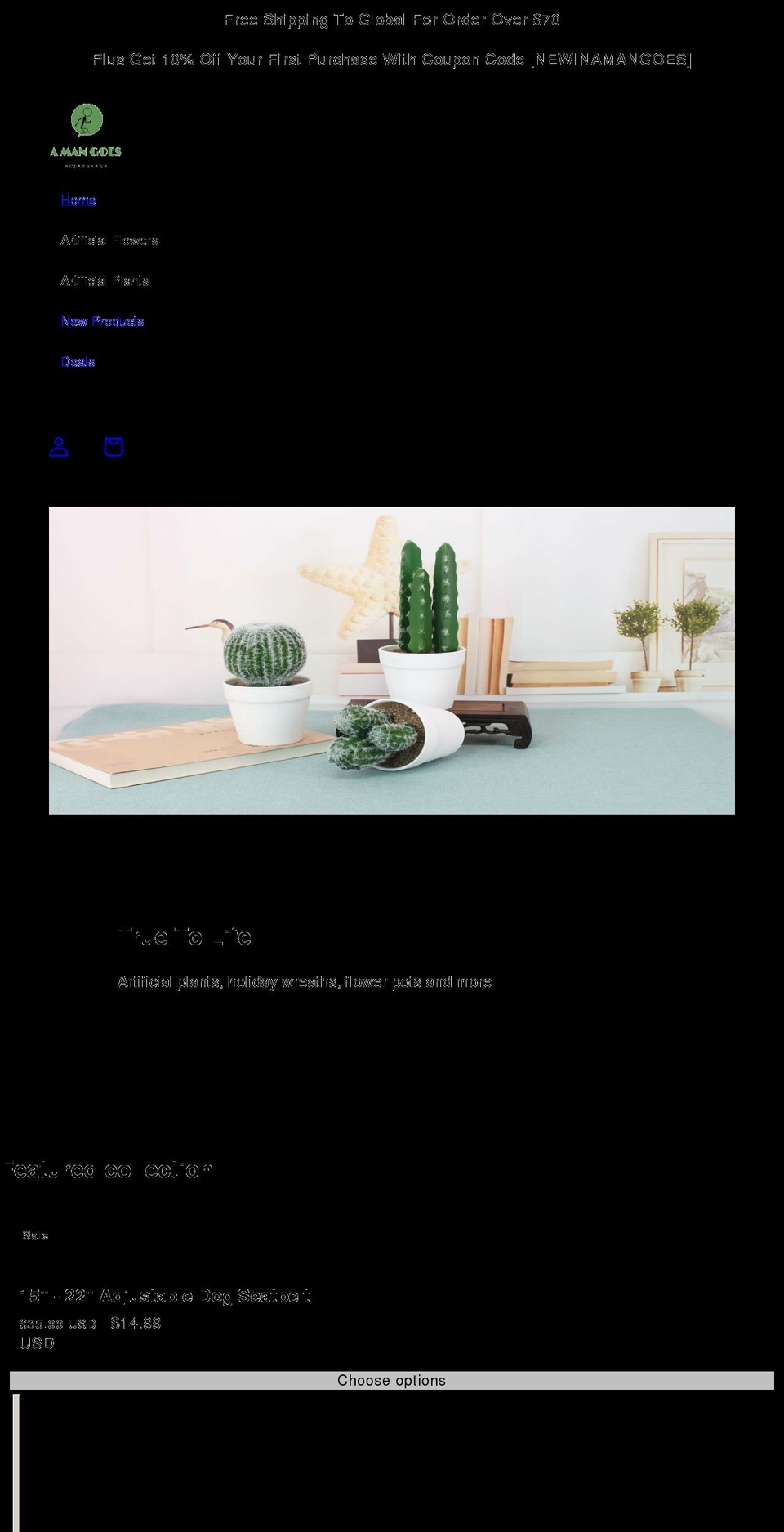 amangoes.com shopify website screenshot