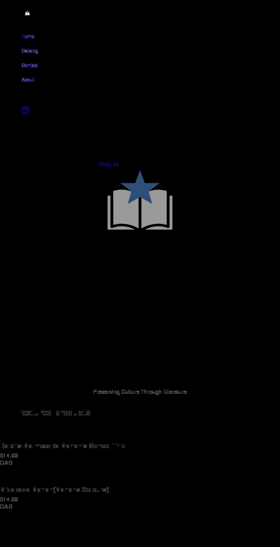 amanipublications.com shopify website screenshot