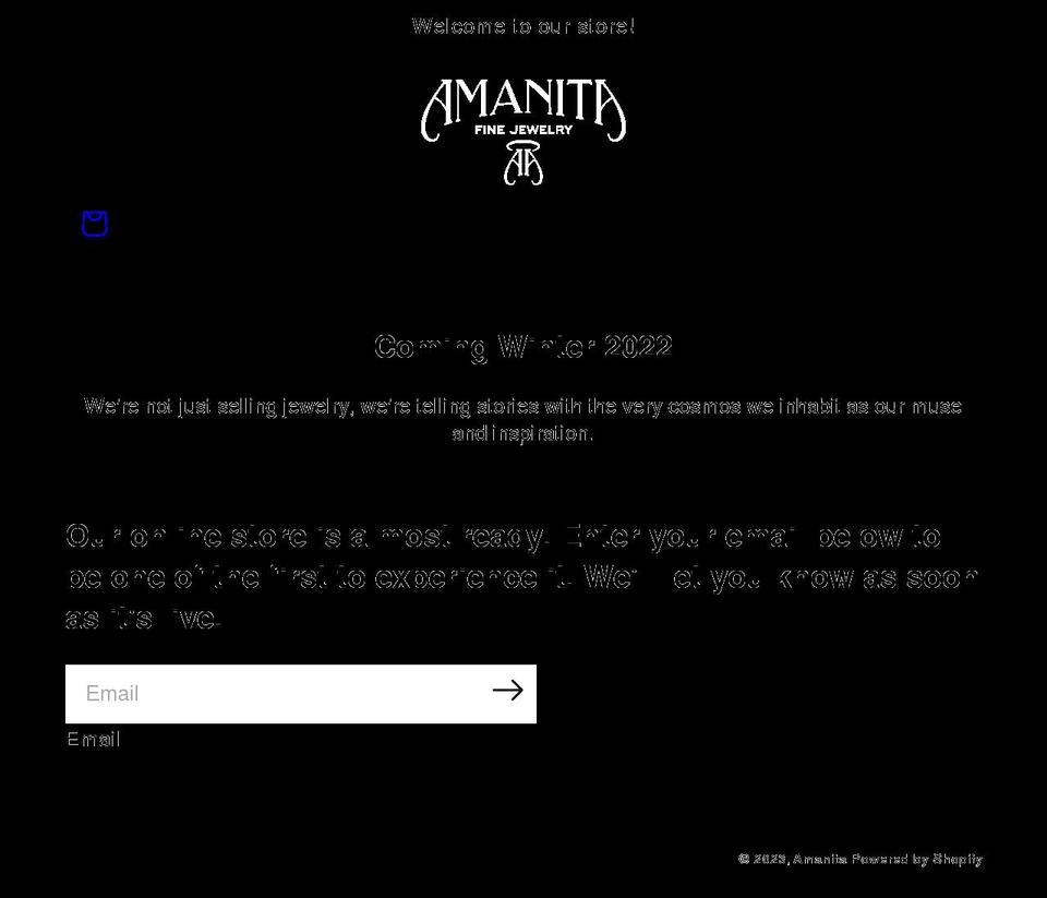 amanita.com shopify website screenshot