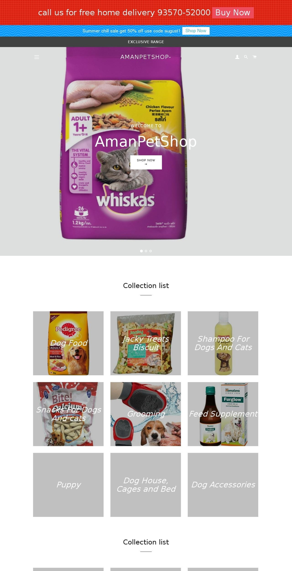 amanpetshop.com — Shopify store on .com