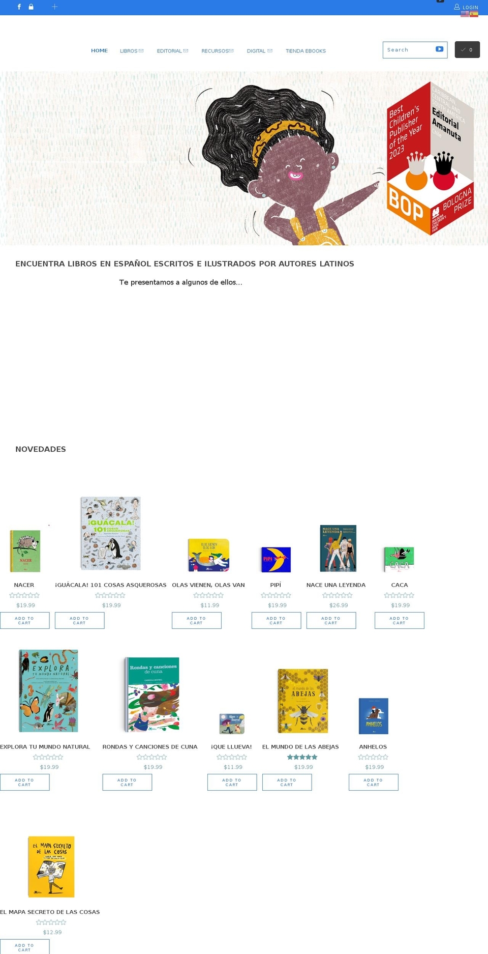 amanuta.com shopify website screenshot