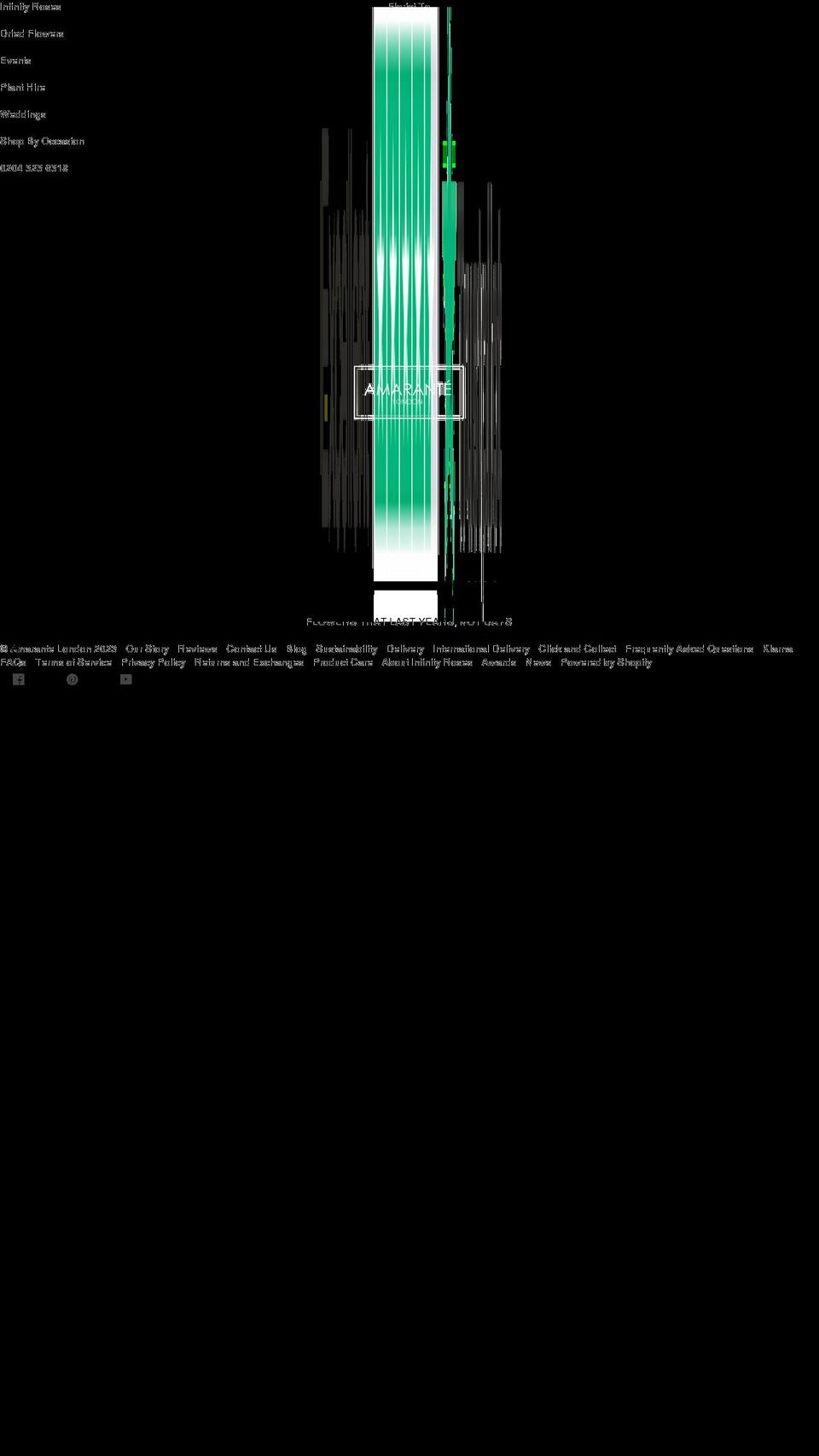 amarantelondon.com — Shopify storefront screenshot